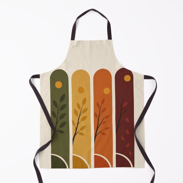 Item preview, Mid Century Autumn Art – Modern Botanical Fall Wall Print designed and sold by astersgraphics.