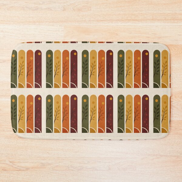 Item preview, Mid Century Autumn Art – Modern Botanical Fall Wall Print designed and sold by astersgraphics.