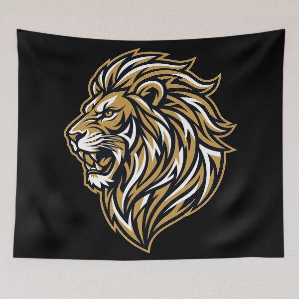 Item preview, Fierce Roaring Lion Mascot Logo designed and sold by UrbanPrts.
