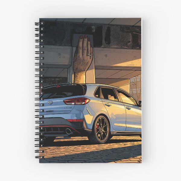 Item preview, Hyundai i30N Performance Blue - Comic Art designed and sold by Racing Art Store.