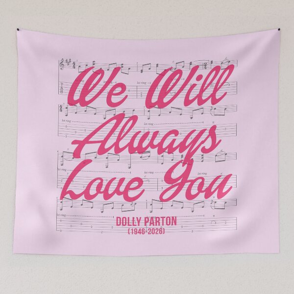 Item preview,  WE WILL ALWAYS LOVE YOU DOLLY PARTON 1946-2026 designed and sold by remerasnerdas.