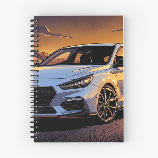 Item preview, Hyundai i30N Performance Blue - Comic Art designed and sold by Racing Art Store.