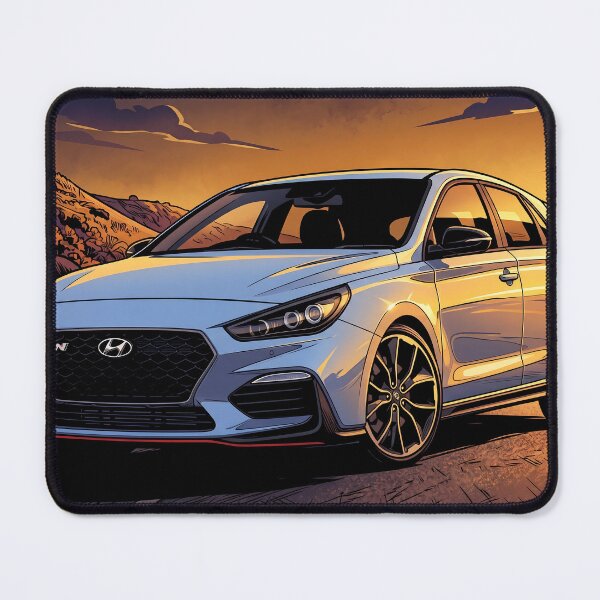 Item preview, Hyundai i30N Performance Blue - Comic Art designed and sold by Racing Art Store.