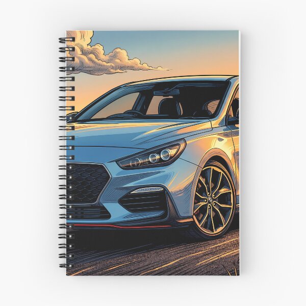 Item preview, Hyundai i30N Performance Blue - Comic Art designed and sold by Racing Art Store.