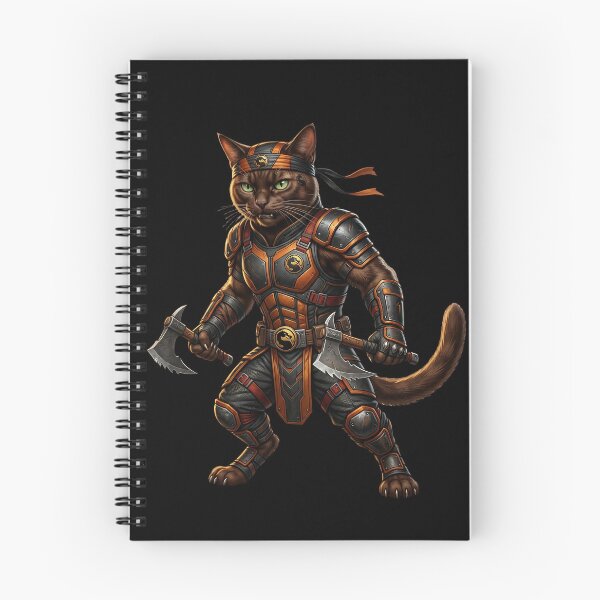 Item preview, Viking Cat Warrior - Norse Axes Fantasy Armor Art designed and sold by TOOBIC.