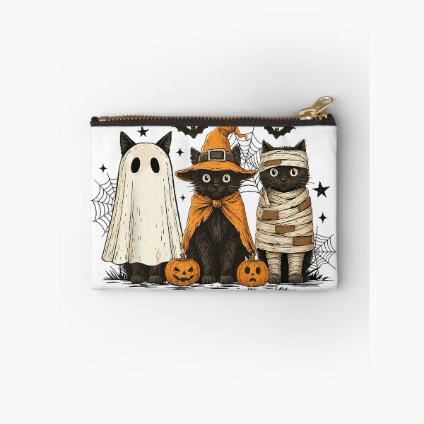 Item preview, Retro Black Cat Witch Scary Halloween Pumpkin Women Men Kids designed and sold by cretegracieuk.