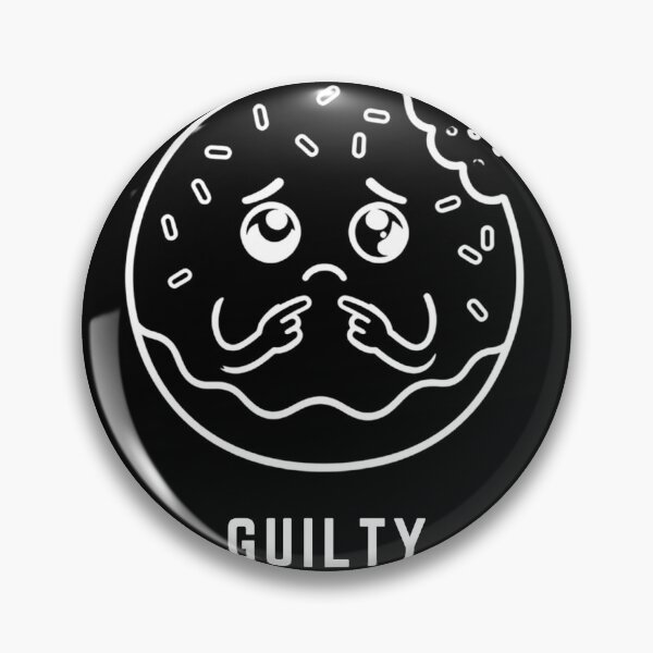 Item preview, Guilty Donut Funny Minimalist Design – Cute Food Humor designed and sold by SakuraHQ.