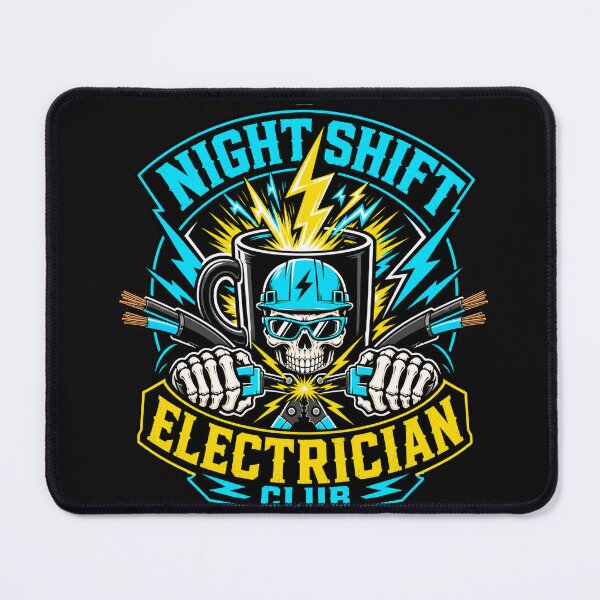 Item preview, Night Shift Electrician designed and sold by BestCoolStuff.