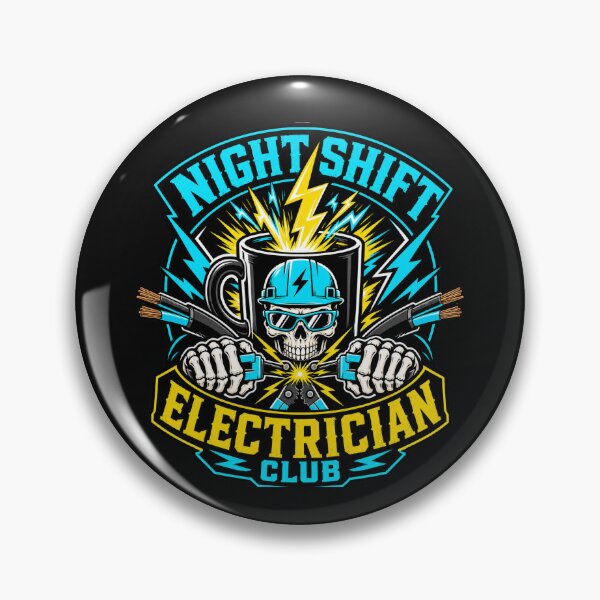 Item preview, Night Shift Electrician designed and sold by BestCoolStuff.