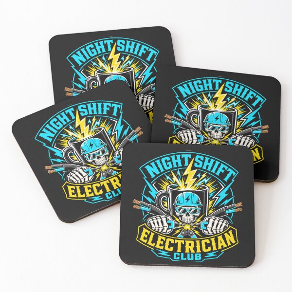 Item preview, Night Shift Electrician designed and sold by BestCoolStuff.