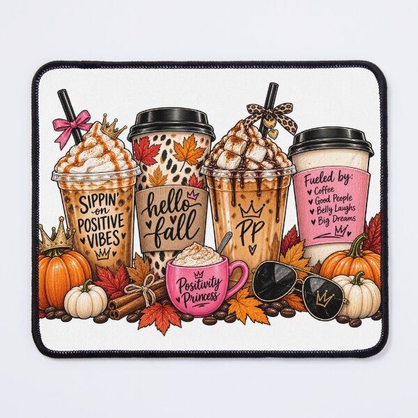 Item preview, Hello Fall Positivity Coffee Vibes designed and sold by The Positivity Princess.