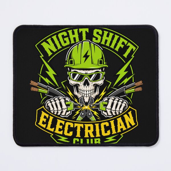 Item preview, Electrician Club designed and sold by BestCoolStuff.