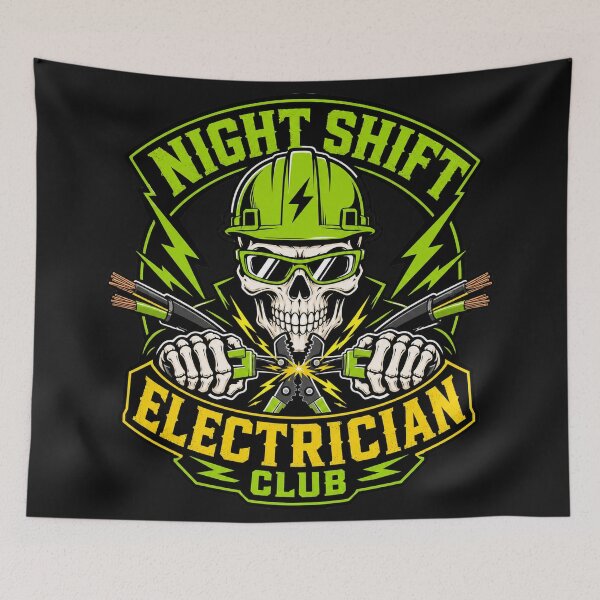 Item preview, Electrician Club designed and sold by BestCoolStuff.
