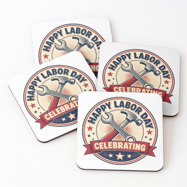 Item preview, Retro Pop Labor Day Badge - Fun Colorful Worker Tee designed and sold by relso.