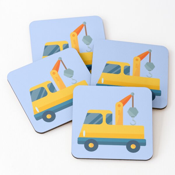Item preview, Yellow Tow Truck Cartoon designed and sold by The Hook Up Towing & Recovery.