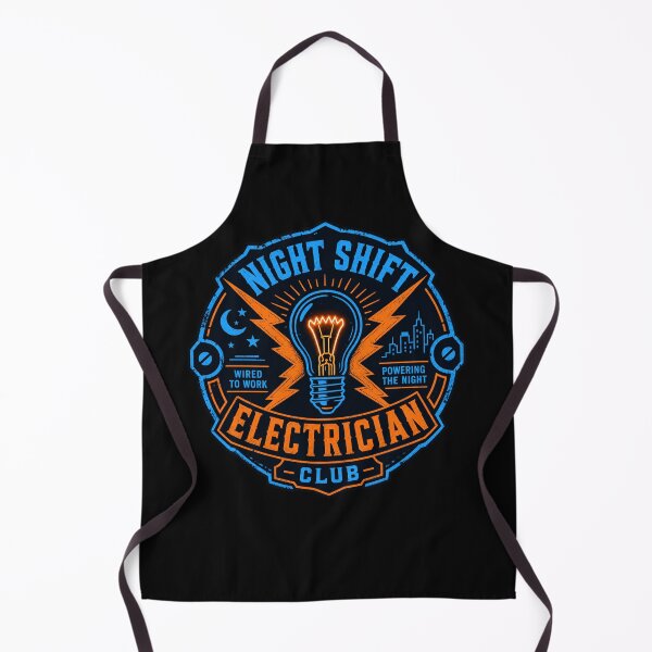 Item preview, Night Crew Electrician designed and sold by BestCoolStuff.