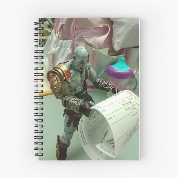 Item preview, Kratos Checking Grocery Receipt | God of War Unofficial Fan Art designed and sold by My Artprintz.