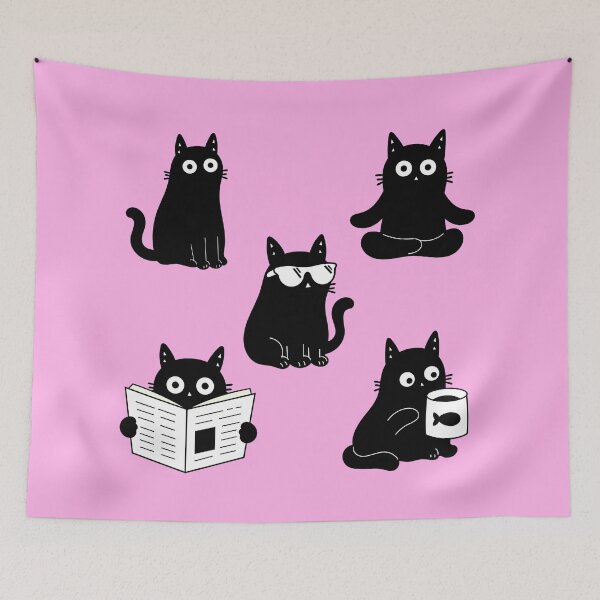 Item preview, 5 Cute Cats Collection – Adorable Kittens for Cat Lovers designed and sold by DibujandoPorfa.
