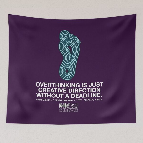 Item preview, Overthinking Creative Direction Tee designed and sold by EIPTOW.