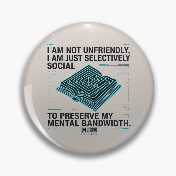 Item preview, Preserve Mental Bandwidth Introvert Blanket designed and sold by EIPTOW.