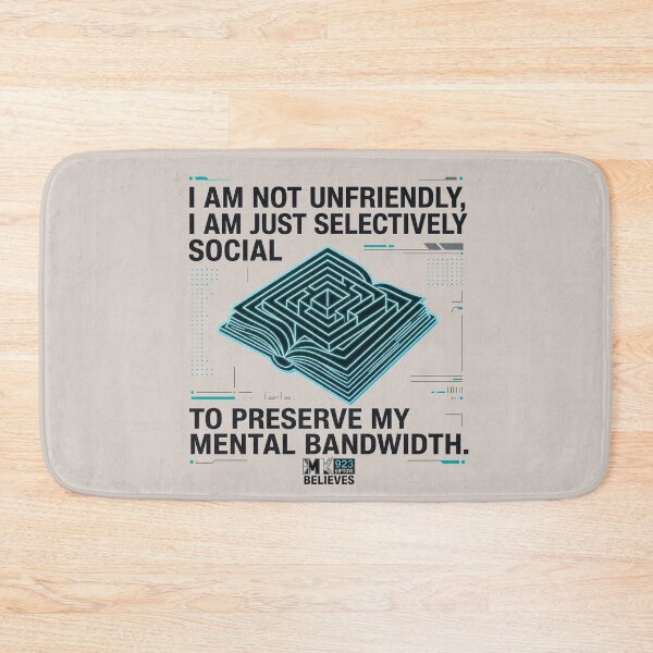 Item preview, Preserve Mental Bandwidth Introvert Blanket designed and sold by EIPTOW.