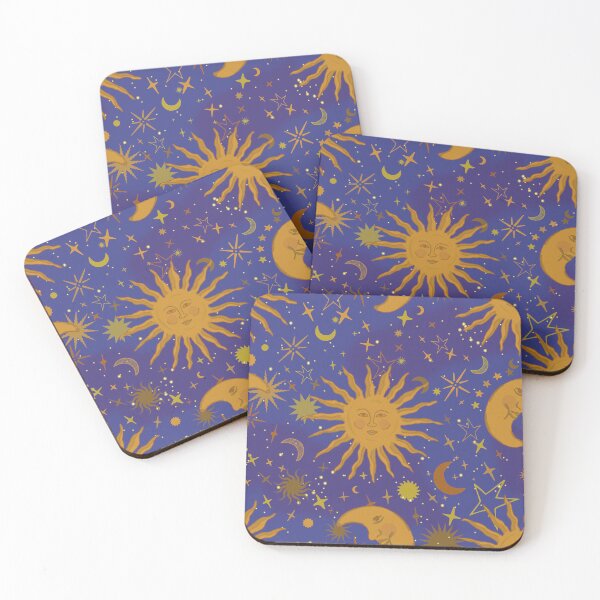 Item preview, Celestial Whimsigoth Sun Moon and Stars in Potion Purple designed and sold by YesterdayColl.
