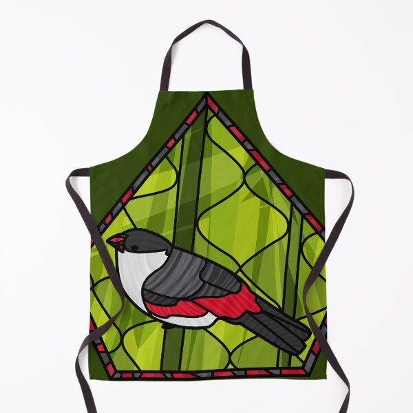 Item preview, Black Crowned Waxbill Stained Glass Art designed and sold by SazukasSundries.