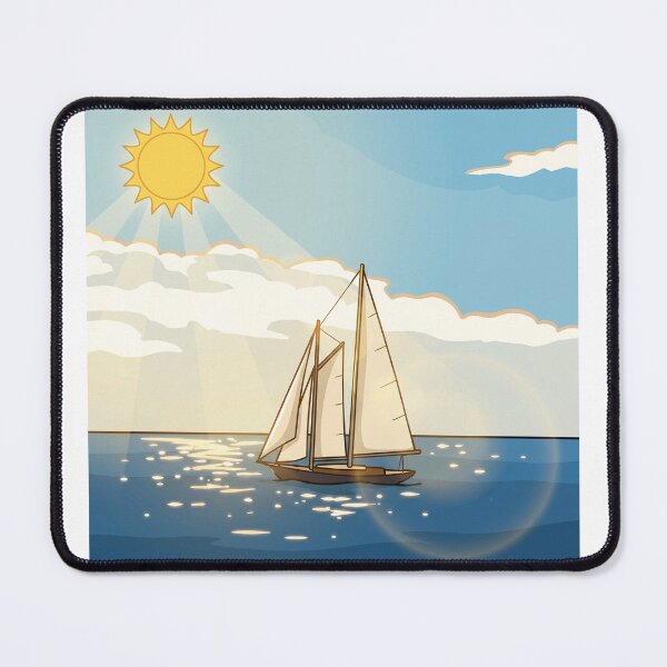 Item preview, Sailboat On a Sunny Day designed and sold by PopPucks.