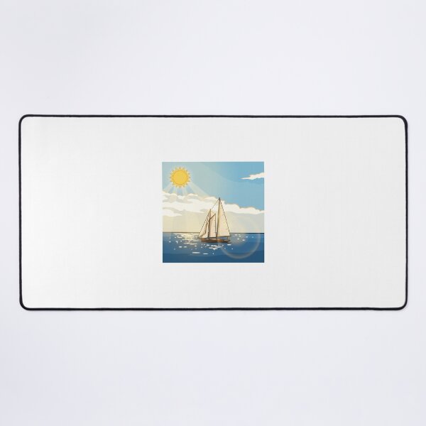 Item preview, Sailboat On a Sunny Day designed and sold by PopPucks.