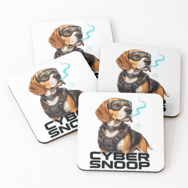 Item preview, Cyber Snoop Tactical Beagle Goggles Scent Driven Recon T-Shirt v1 designed and sold by DBWStudios.