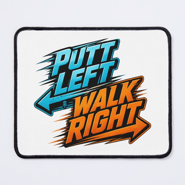 Item preview, Putt Left Walk Right Funny Disc Golfer designed and sold by PWD-Design.