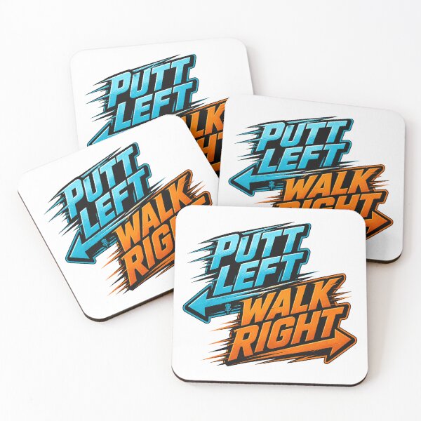 Item preview, Putt Left Walk Right Funny Disc Golfer designed and sold by PWD-Design.
