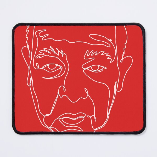 Item preview, John Prine continuous line white designed and sold by Mix-Tape-Merch.