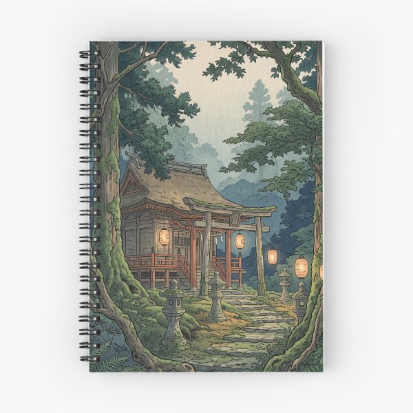 Item preview, Forest at dawn: Japan designed and sold by SoraPetals.