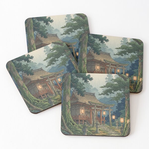 Item preview, Forest at dawn: Japan designed and sold by SoraPetals.