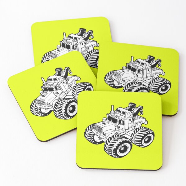 Item preview, Black Monster Tow Truck Yellow designed and sold by The Hook Up Towing & Recovery.