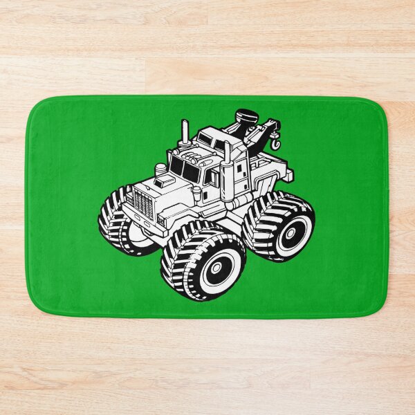 Item preview, Black Monster Tow Truck Green designed and sold by The Hook Up Towing & Recovery.