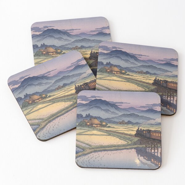 Item preview, Night train in Japan. Infinite peace. designed and sold by SoraPetals.