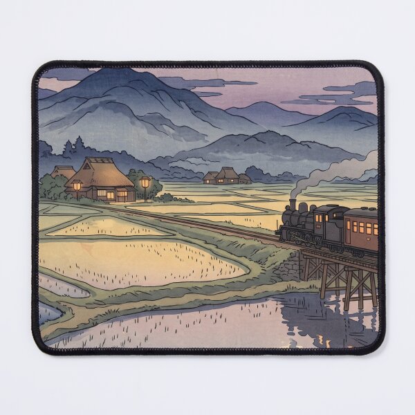 Item preview, Night train in Japan. Infinite peace. designed and sold by SoraPetals.