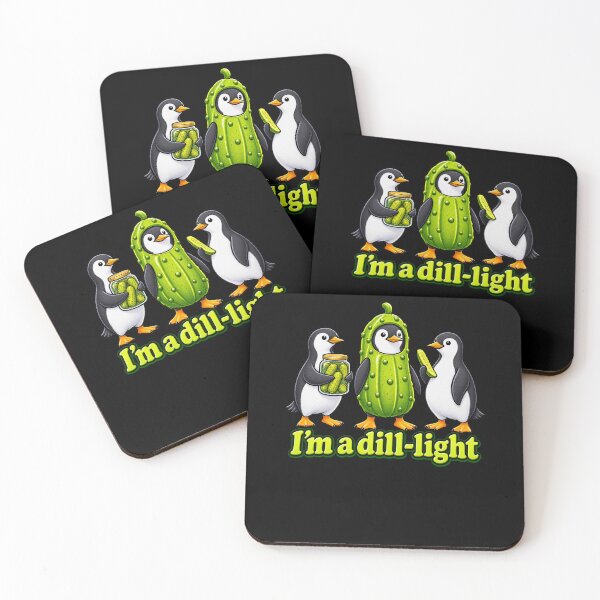 Item preview, I'm a Dill-Light Funny Penguin Pickle Pun designed and sold by elderberry.