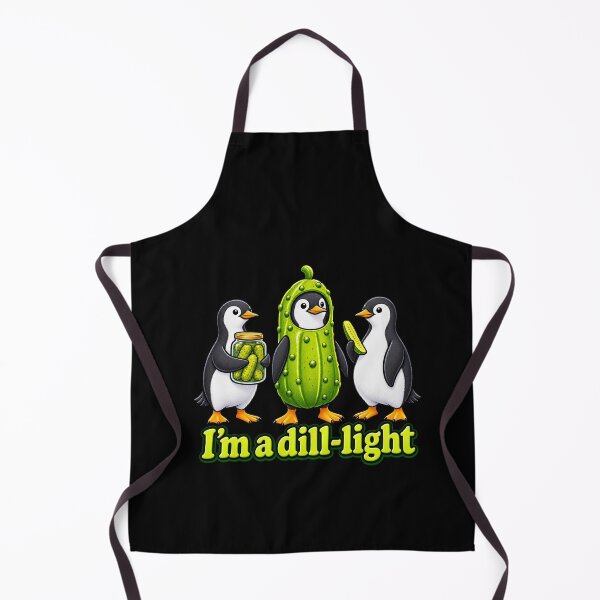 Item preview, I'm a Dill-Light Funny Penguin Pickle Pun designed and sold by elderberry.