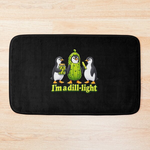Item preview, I'm a Dill-Light Funny Penguin Pickle Pun designed and sold by elderberry.
