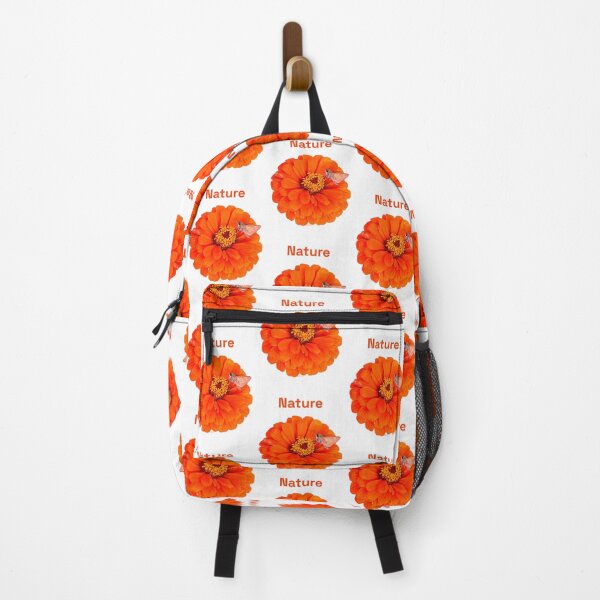 Item preview, Nature, Orange flower with moth designed and sold by Josephine Ethereal.