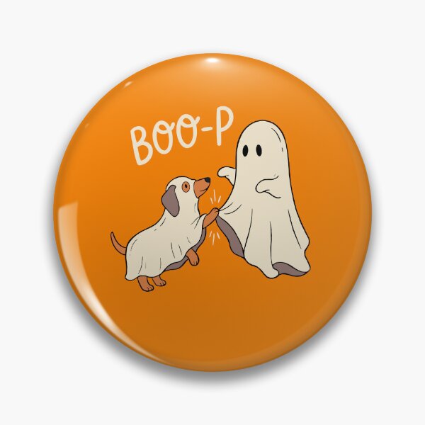 Item preview, Boo p Ghost Dog Funny Halloween Costume Surprise Moment designed and sold by FreshVibe Prints.