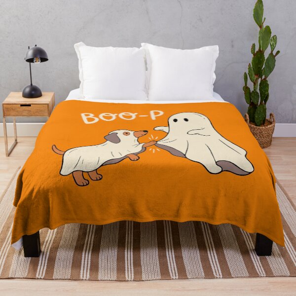 Item preview, Boo p Ghost Dog Funny Halloween Costume Surprise Moment designed and sold by FreshVibe Prints.