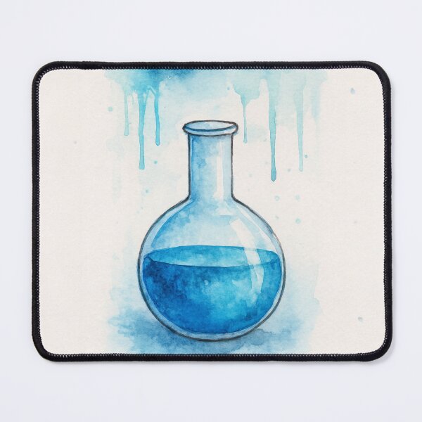 Item preview, Flask designed and sold by TintaAzulinaArte.