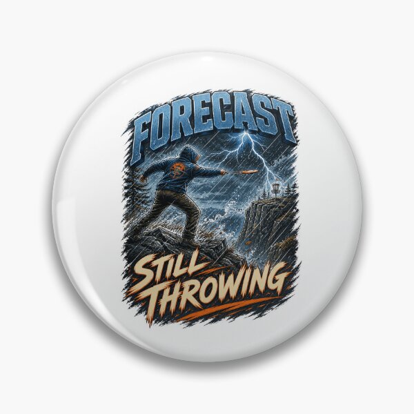 Item preview, Forecast Still Throwing Funny Disc Golf designed and sold by PWD-Design.