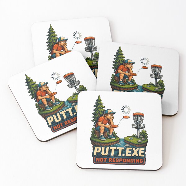 Item preview, Putt.exe Not Responding Disc Golf Humor designed and sold by PWD-Design.