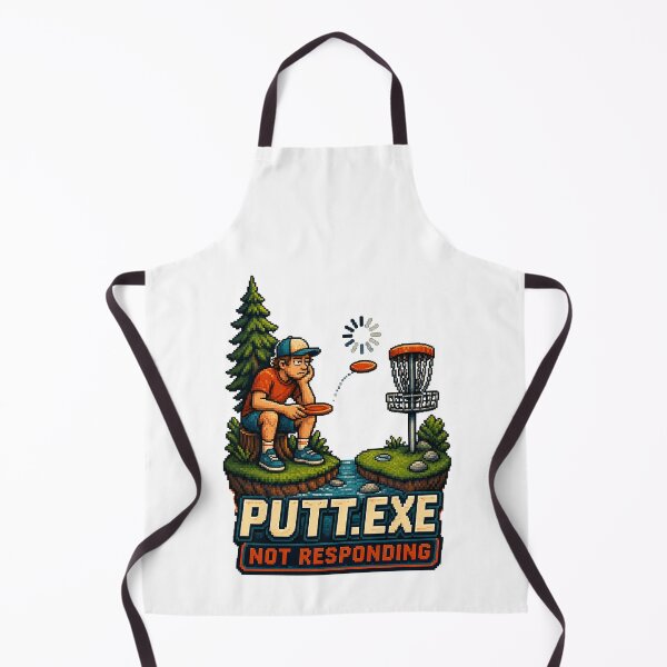 Item preview, Putt.exe Not Responding Disc Golf Humor designed and sold by PWD-Design.