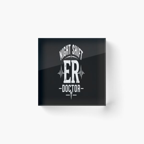 Item preview, Night Shift ER Doctor – Emergency Medicine Night Shift designed and sold by v6ziix.